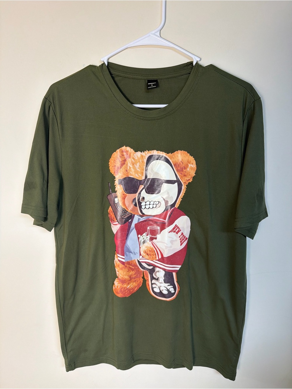 Manfinity LEGND Men Bear Print Tee